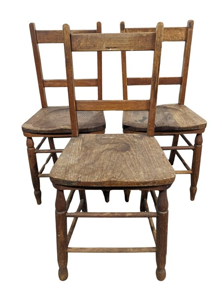 Lot 55 - SCHOOL CHAIRS