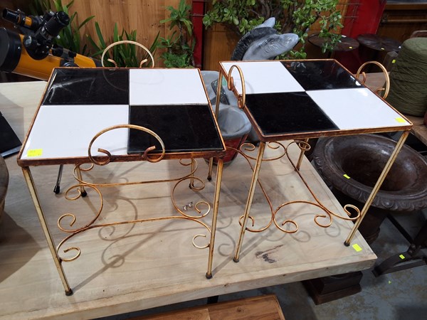 Lot 357 - PATIO SIDE TABLES