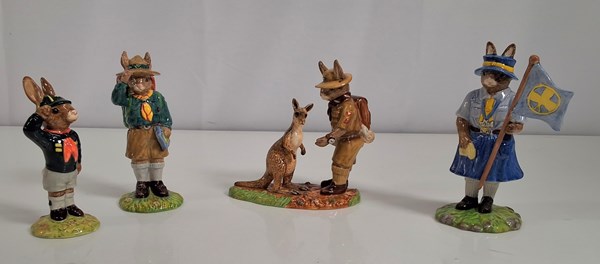 Lot 1206 - BUNNYKINS FIGURINES