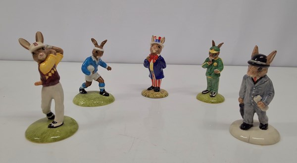 Lot 1164 - BUNNYKINS FIGURINES