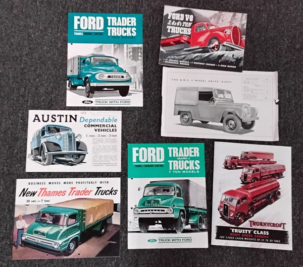 Lot 1355 - TRUCK SALES BROCHURES