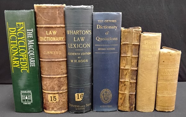 Lot 1105 - DICTIONARIES. Johnson's Dictionary