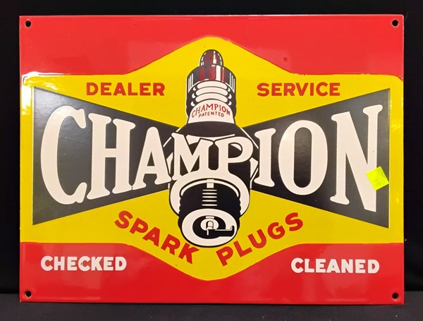 Lot 1232 - ENAMEL SIGN