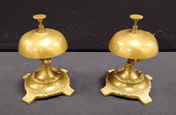 Lot 1236 - PAIR OF SHOP BELLS