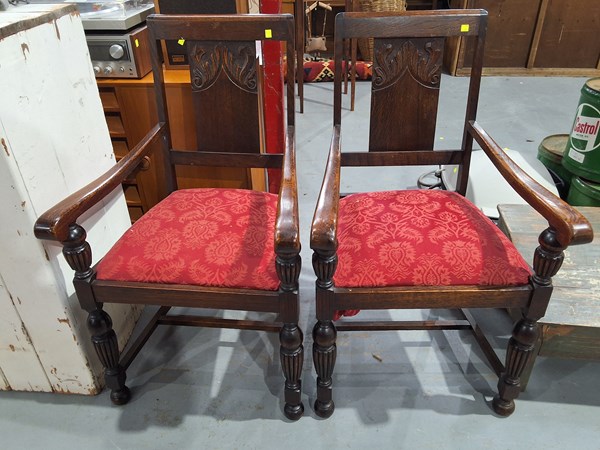 Lot 217 - PAIR OF CHAIRS