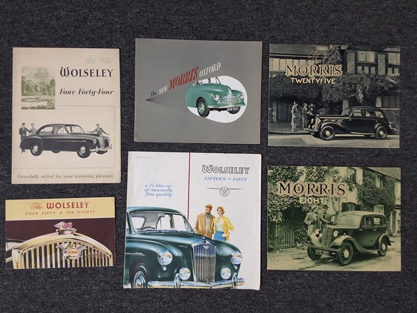 Lot 1346 - CAR SALE BROCHURES