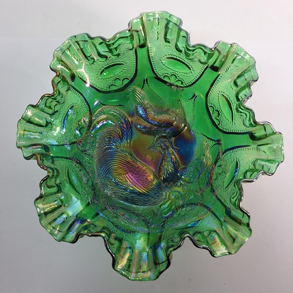 Lot 1182 - CARNIVAL GLASS DISH