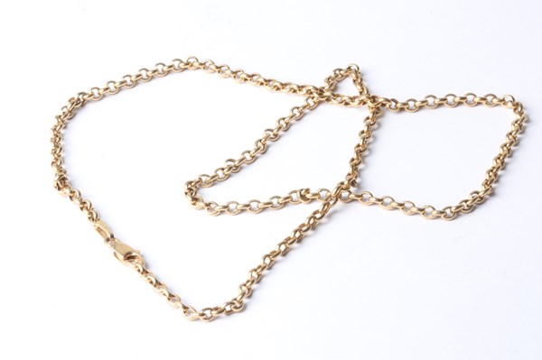 Lot 1005 - GOLD NECKLACE