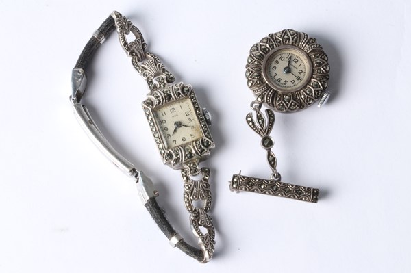 Lot 1052 - MARCASITE WATCHES