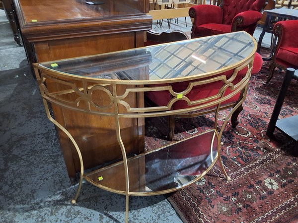 Lot 198 - CONSOLE TABLE