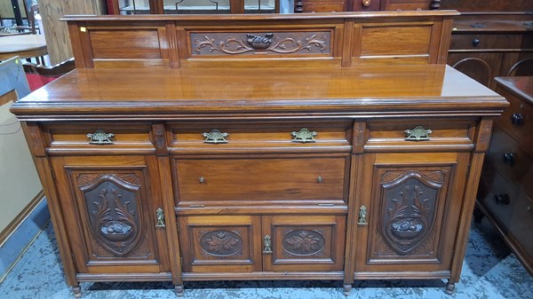 Lot 205 - EDWARDIAN SIDEBOARD