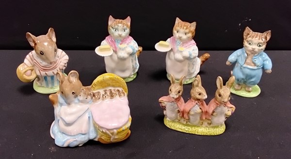 Lot 1130 - BESWICK AND ROYAL DOULTON FIGURES