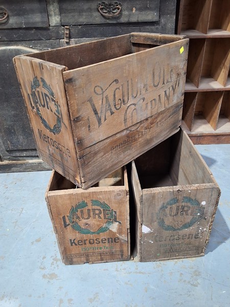 Lot 223 - PETROL CRATES