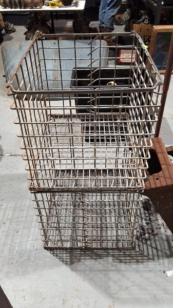 Lot 235 - TWO METAL CRATES