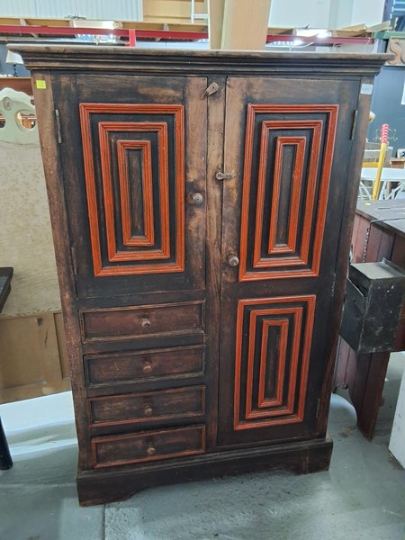 Lot 257 - HARDWOOD DRESSER