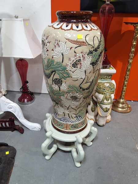 Lot 243 - FLOOR VASE