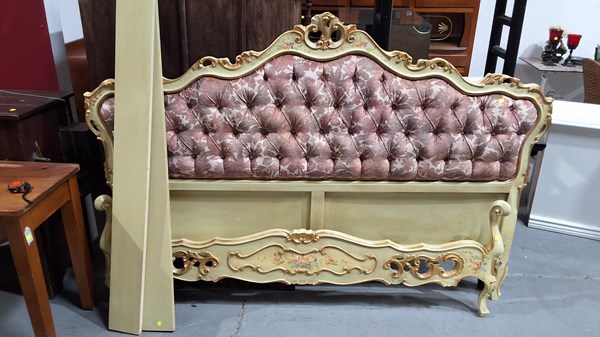 Lot 110 - CARVED BED