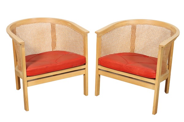 Lot 17 - PAIR OF KONGASERIE TUB CHAIRS