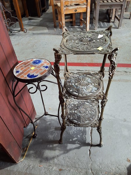 Lot 358 - PLANT STANDS