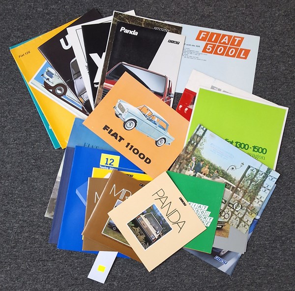 Lot 1396 - CAR SALES BROCHURES