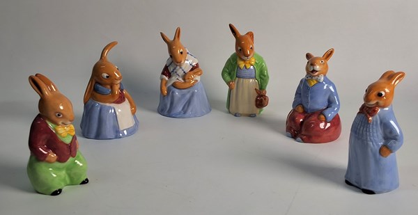 Lot 1377 - BUNNYKINS FIGURINES