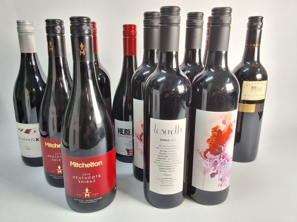 Lot 134 - VARIOUS WINEMAKERS- HEATHCOTE SHIRAZ