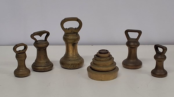 Lot 1263 - BRASS WEIGHTS