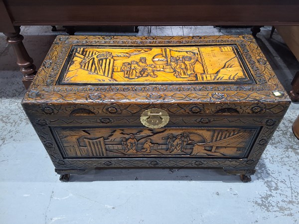 Lot 134 - CAMPHOR WOOD TRUNK