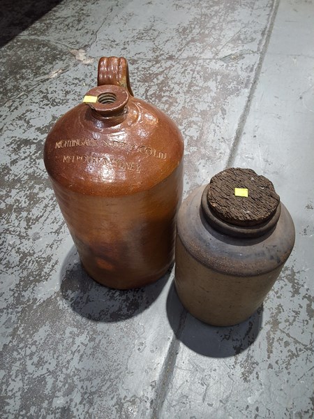 Lot 128 - EARTHENWARE POTS