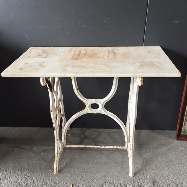 Lot 380 - CONSERVATORY TABLE