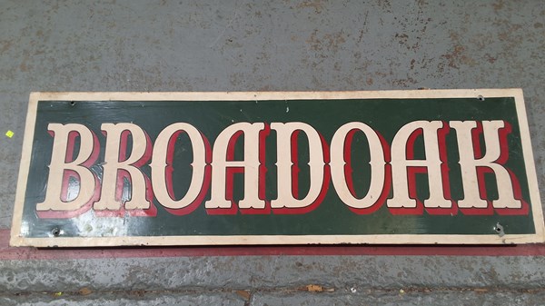 Lot 166 - FARM NAME SIGN