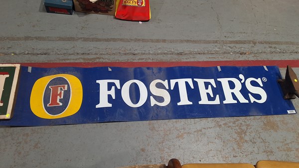 Lot 259 - FOSTERS PIT SIGN