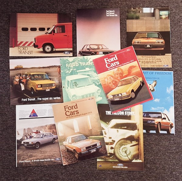 Lot 1390 - CAR SALES BROCHURES AND CATALOGUES