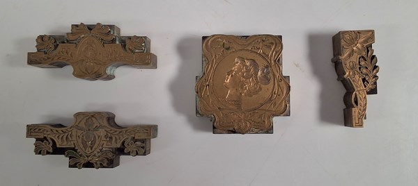 Lot 1149 - BRASS PRINTING BLOCKS