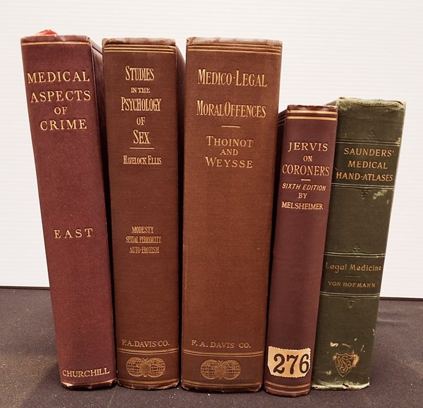 Lot 1171 - FORENSIC MEDICINE. Atlas of Legal Medicine