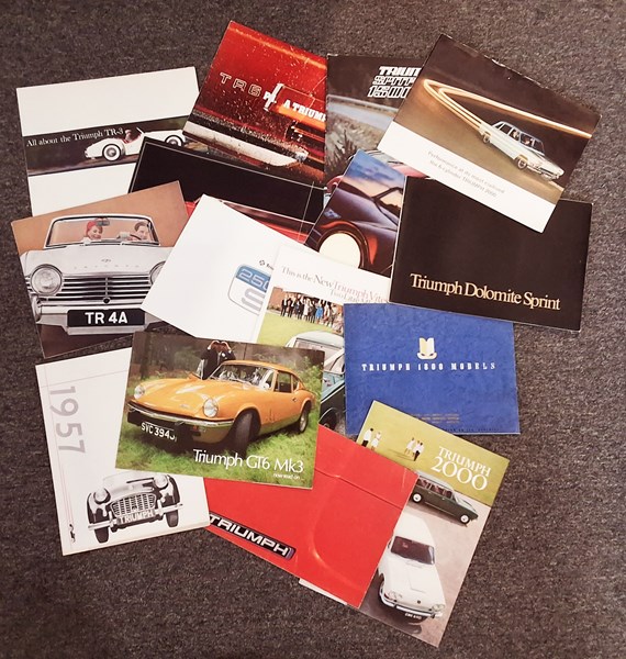 Lot 1398 - CAR SALES BROCHURES