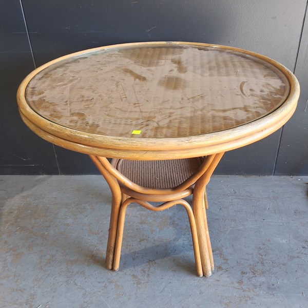 Lot 210 - CANE TABLE