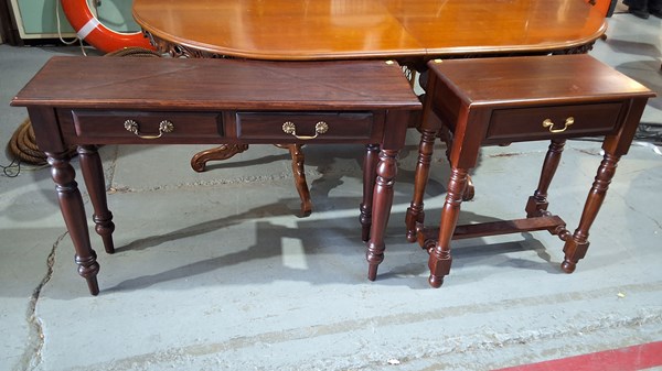 Lot 49 - TWO SIDE TABLES