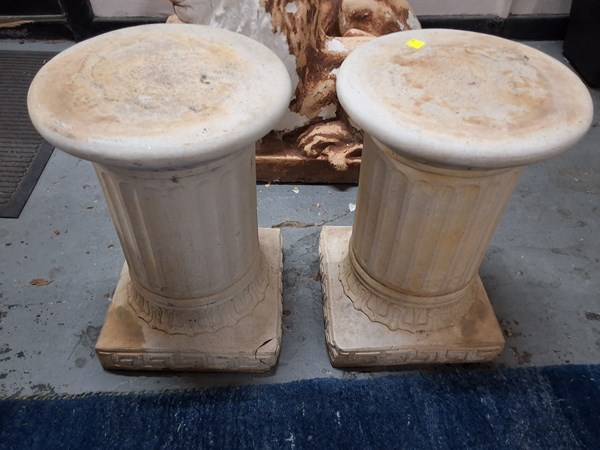 Lot 324 - GARDEN PEDESTALS