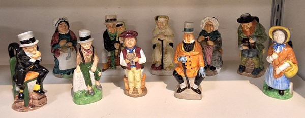 Lot 1348 - A COLLECTION OF TOBY JUGS