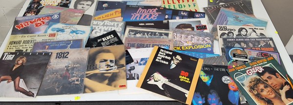 Lot 1345 - ROCK & POP VINYL RECORDS