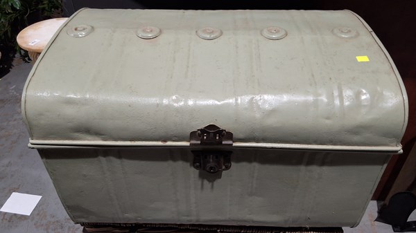 Lot 382 - METAL TRUNK