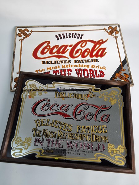 Lot 1300 - COCA COLA BAR ROOM MIRRORS