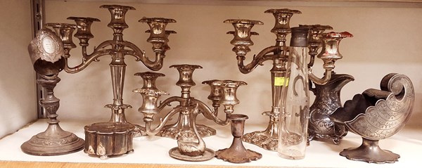 Lot 1340 - SILVERPLATE WARES