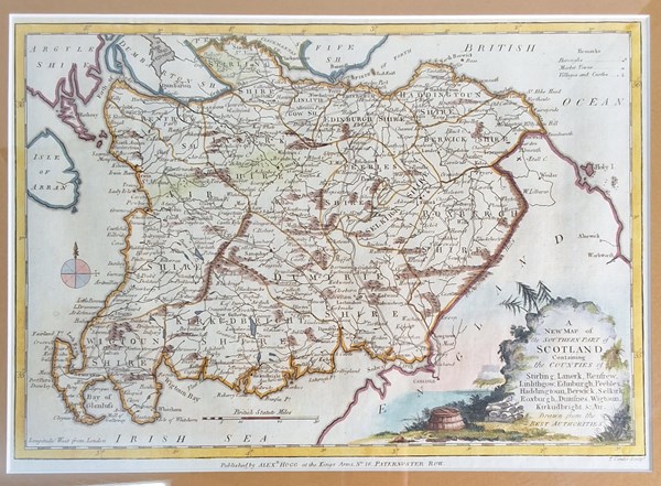 Lot 1133 - MAP OF SCOTLAND