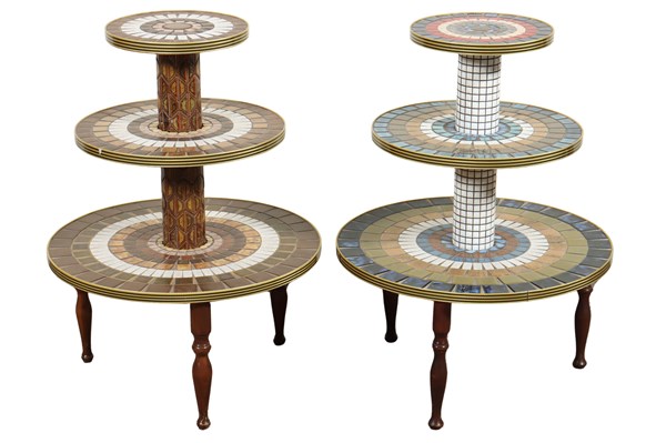Lot 52 - PAIR OF CAKE STANDS