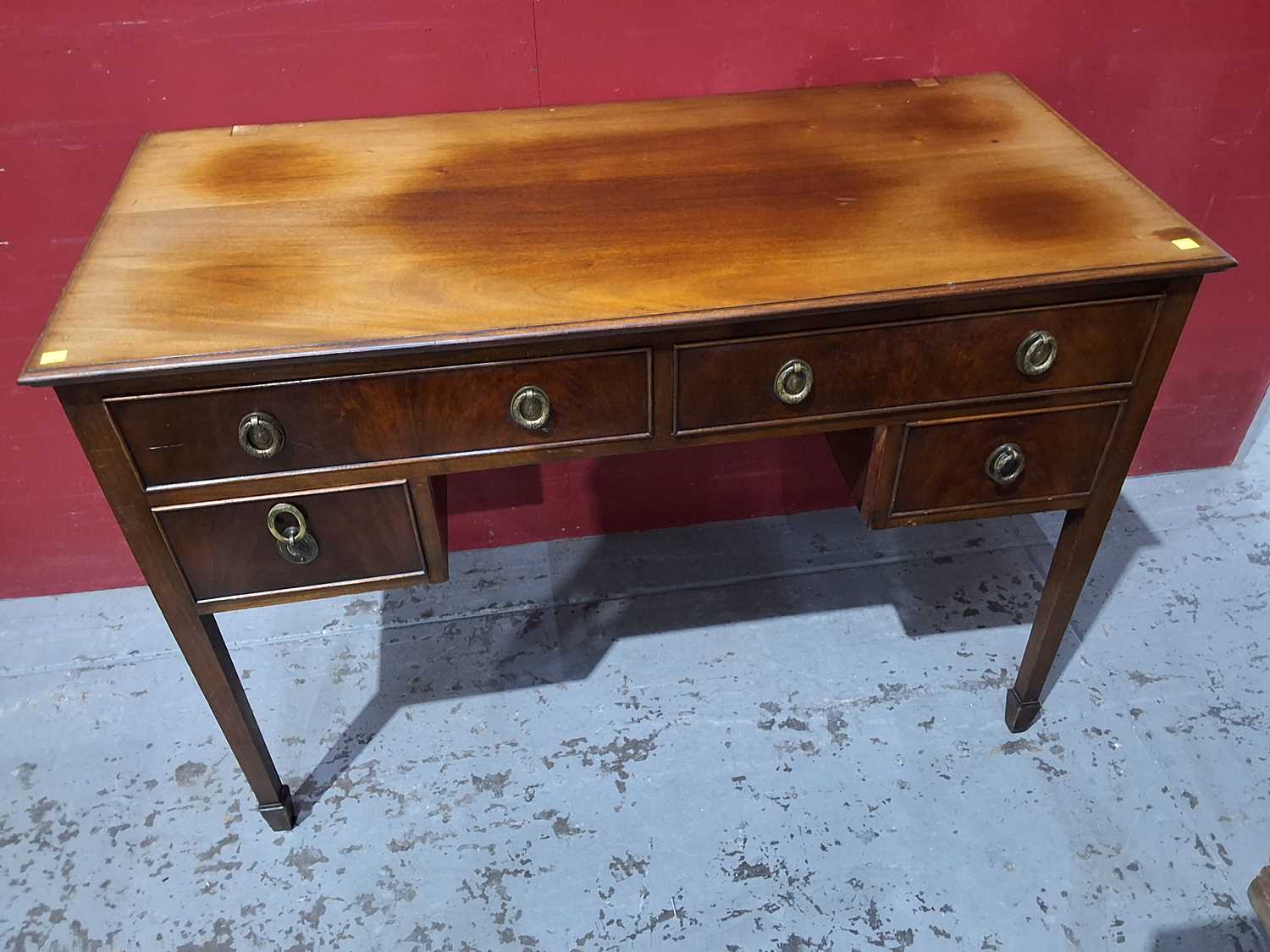 Lot 109 - MAHOGANY DESK