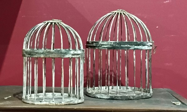 Lot 52 - TWO BIRD CAGES