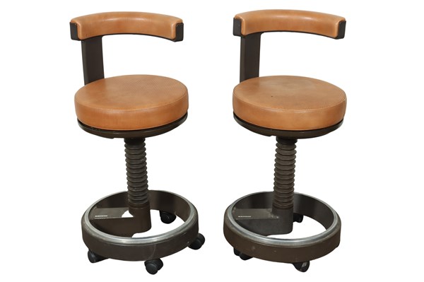 Lot 109 - PAIR OF SIRONA S STOOLS