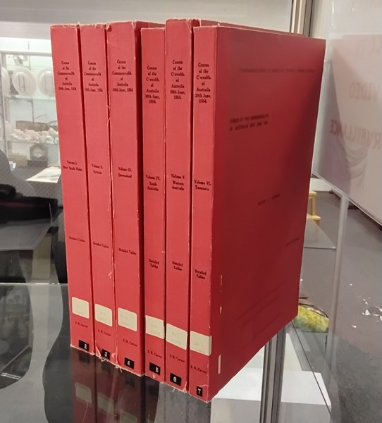 Lot 1116 - COMMONWEALTH CENSUS 1954. Individual volumes